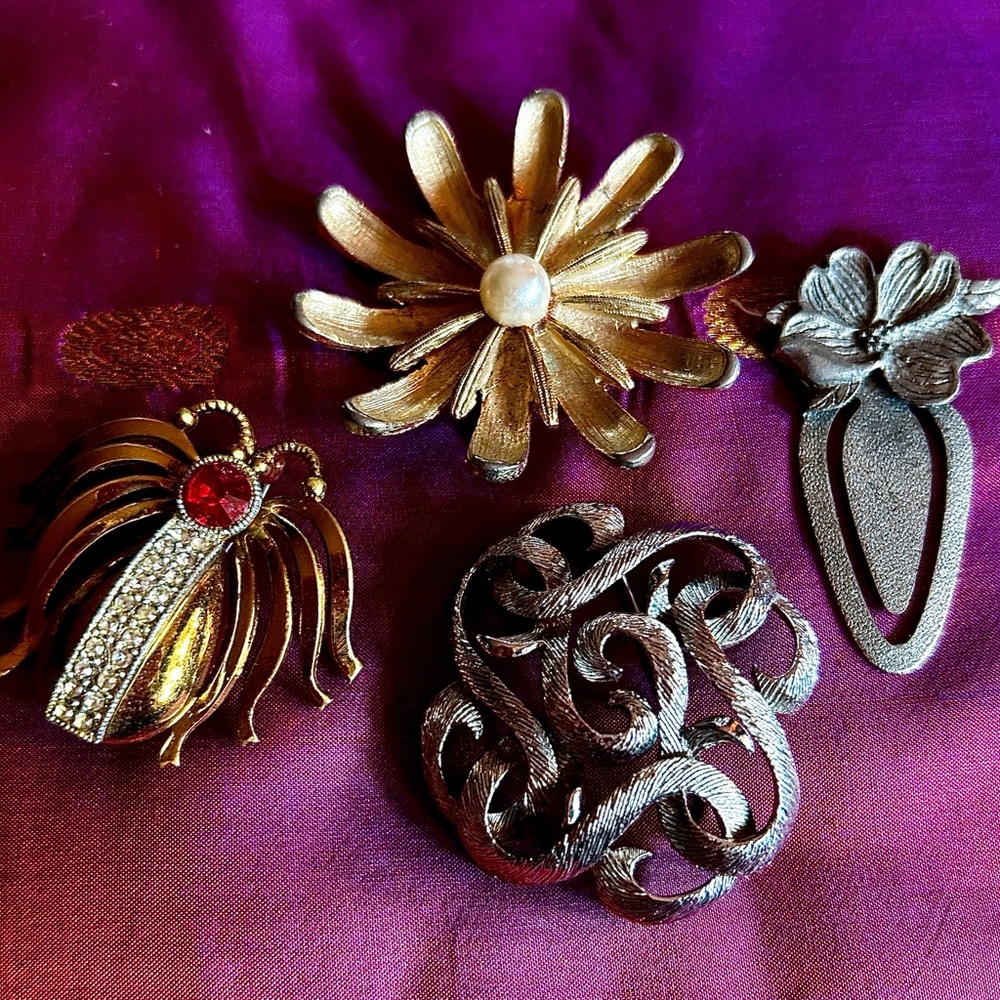 Jumping Beetlejuice! Brooches!
